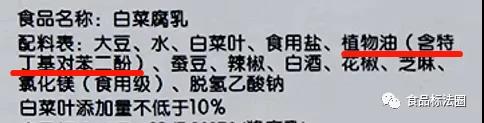 复合配料的标示要求及示例